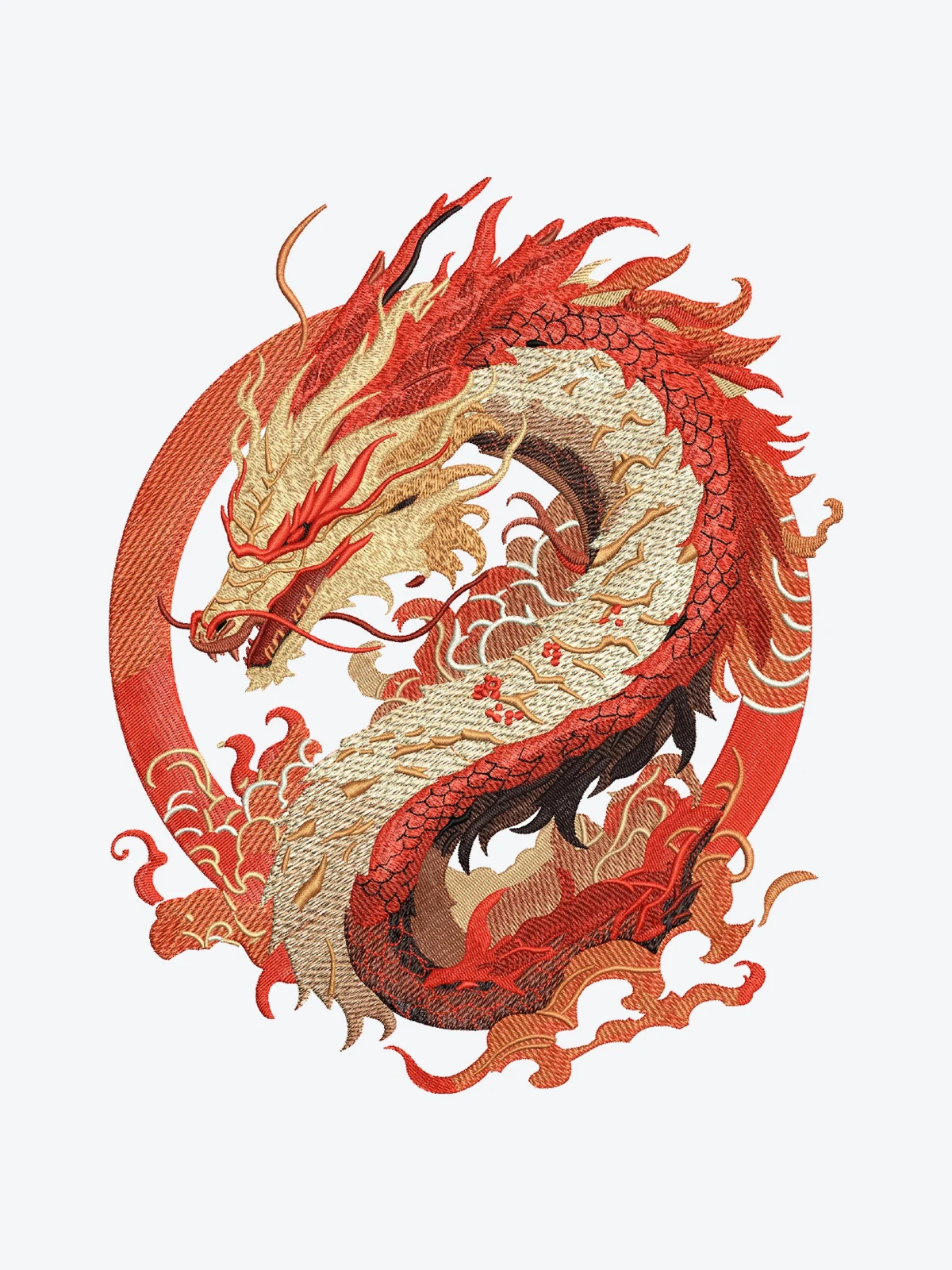 Dragon — Stickdesign
