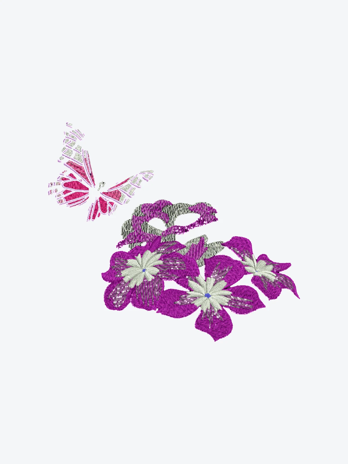 Butterfly Bloom — Stickdesign
