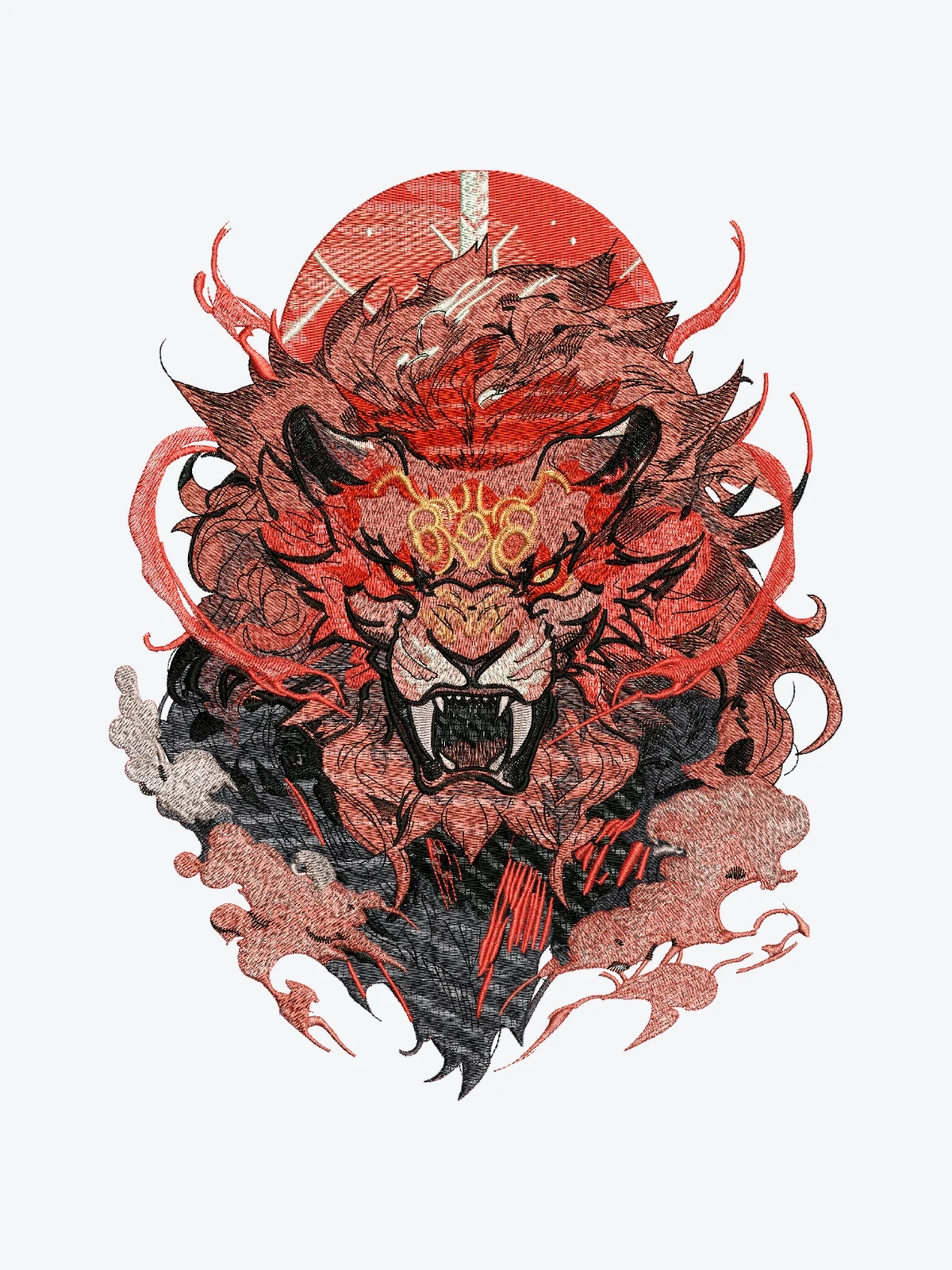 Lion — Stickdesign