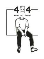 Page Not Found 404 embroidery artwork preview