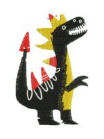 Trex Abstract embroidery artwork preview