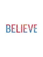Believe In Yourself embroidery artwork preview