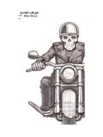 Skull Biker embroidery artwork preview