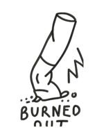 Burned Out embroidery artwork preview