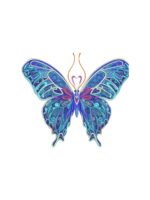 Butterfly 3 embroidery artwork preview