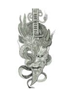 Demon Knife embroidery artwork preview