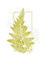 Fern Blockprint embroidery artwork preview