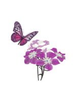 Butterfly Bloom embroidery artwork preview