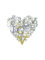 Love Love embroidery artwork preview