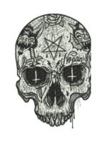 Macabre Chaos embroidery artwork preview