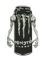Monster embroidery artwork preview