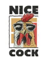 Nice Hen embroidery artwork preview