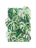 Monstera Deliciosa Tropical Swiss Cheese Plant embroidery artwork preview