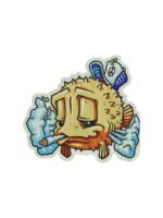 Puffer Fish embroidery artwork preview