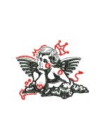 Rebel Angel embroidery artwork preview