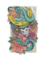 Samurais Legacy embroidery artwork preview