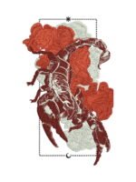 Scorpion embroidery artwork preview