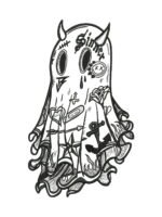 Sinner embroidery artwork preview