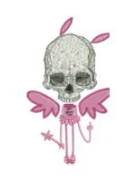 Skull Fairy embroidery artwork preview