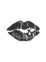 Skull Lips embroidery artwork preview