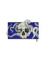 Skull Octopus embroidery artwork preview