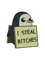 Steal Bitches embroidery artwork preview