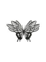 Trippy Butterfly embroidery artwork preview
